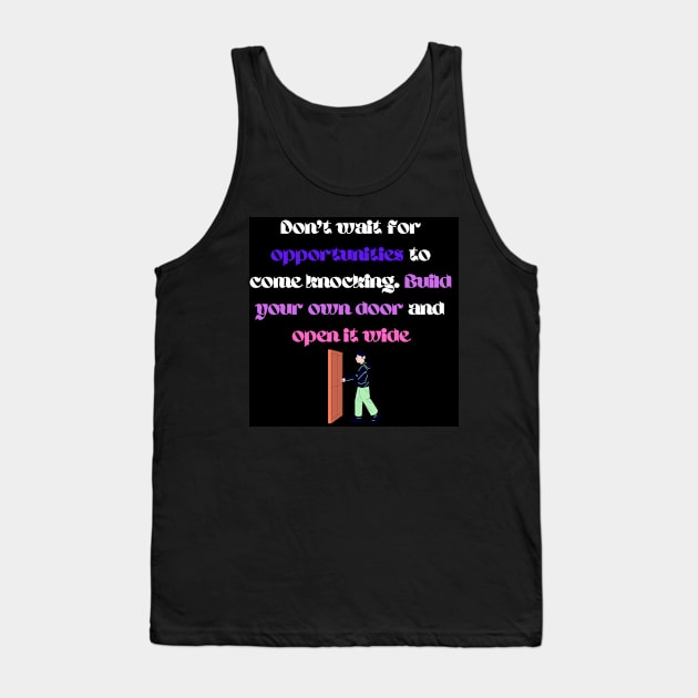 do not wait Tank Top by Abstract Gallery